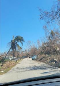 View of my street when I went back
